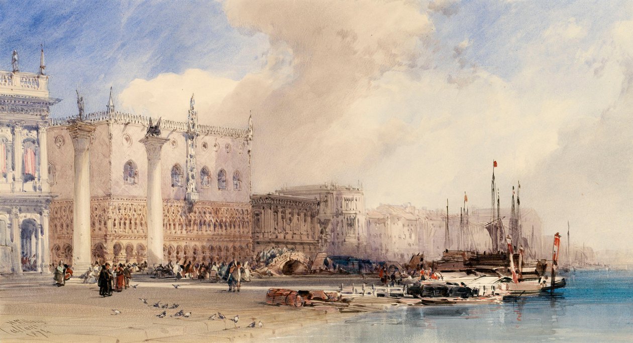 Le palais des Doges, Venise, 1874 - William Callow