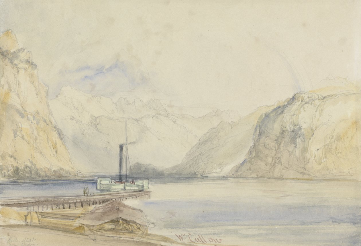 Wallenstadt, de Wesen, Suisse - William Callow