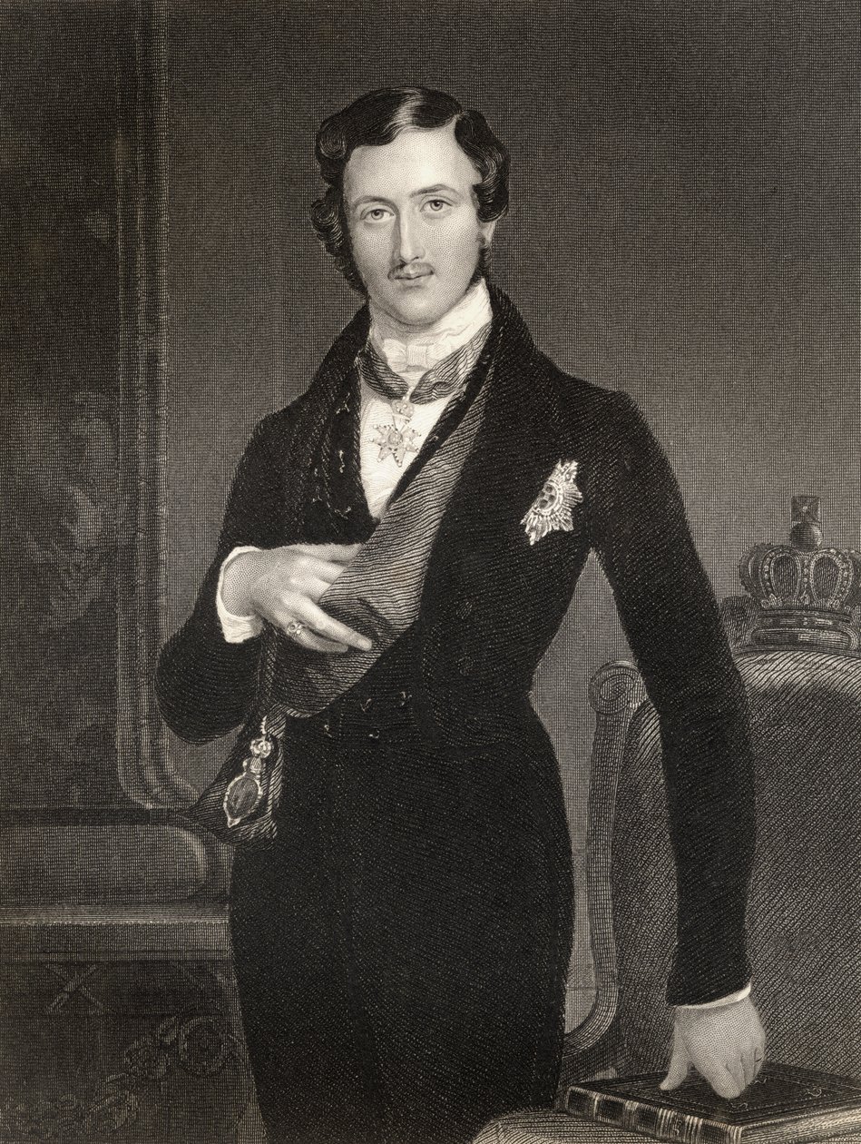 Albert Prince Consort de Grande-Bretagne, gravé par W. Holl, de 