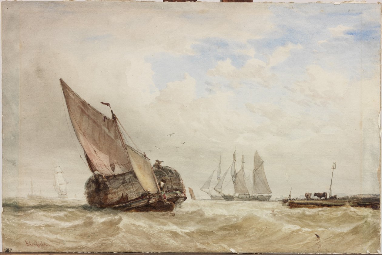 Le bateau de foin - Clarkson Frederick Stanfield