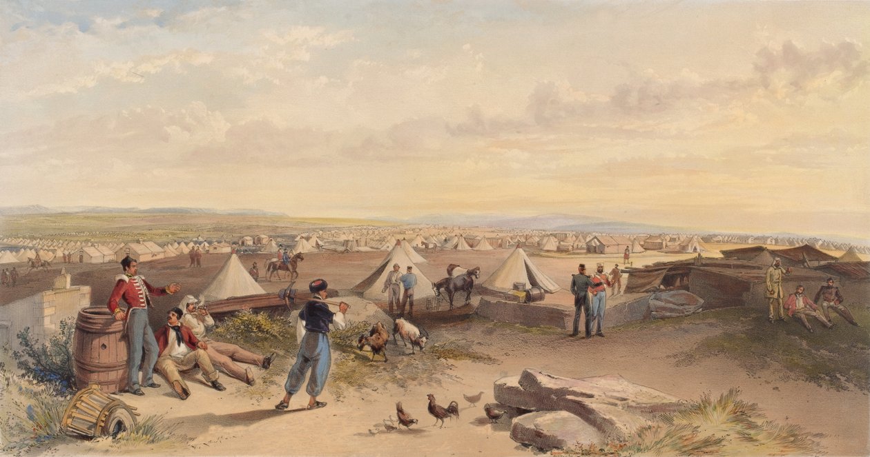 Camp de la 4e division, 15 juillet 1855 - William Crimea Simpson