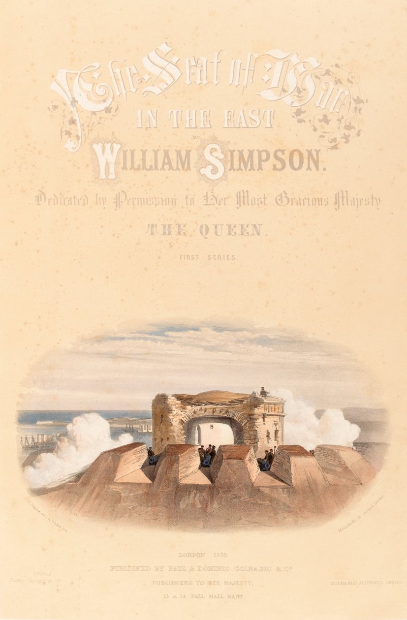 Malakoff ou tour ronde, c.1855 - William Crimea Simpson