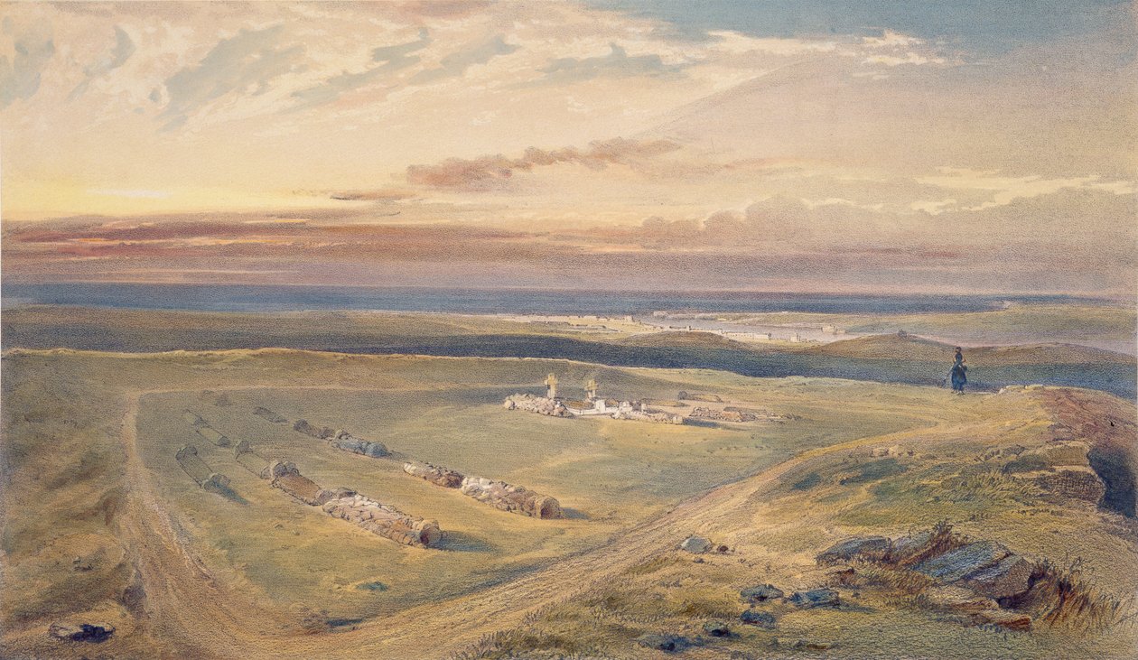 Les tombes sur la colline de Cathcart, planche de 