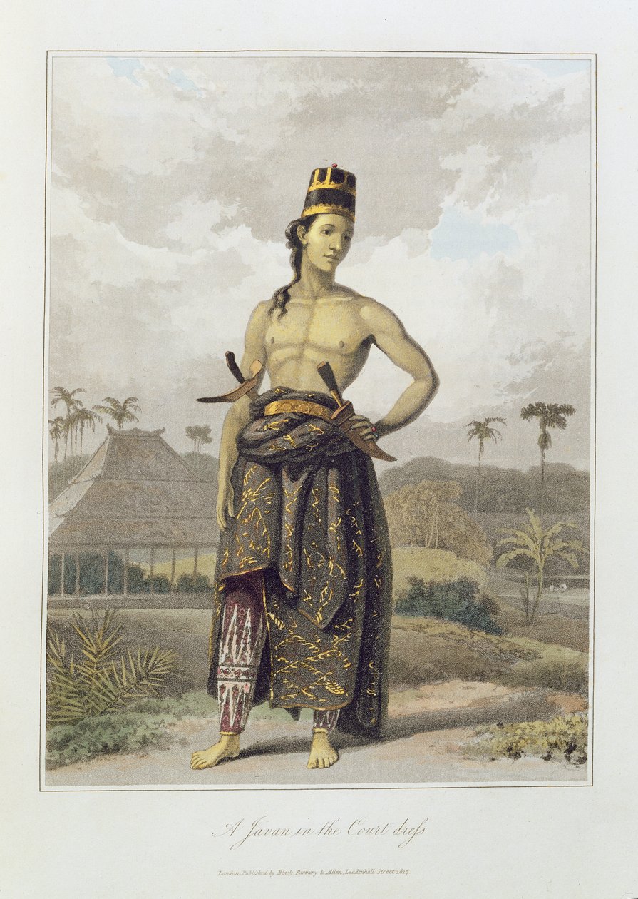 Un Javanais en costume de cour, pl. 6 de Vol I de 