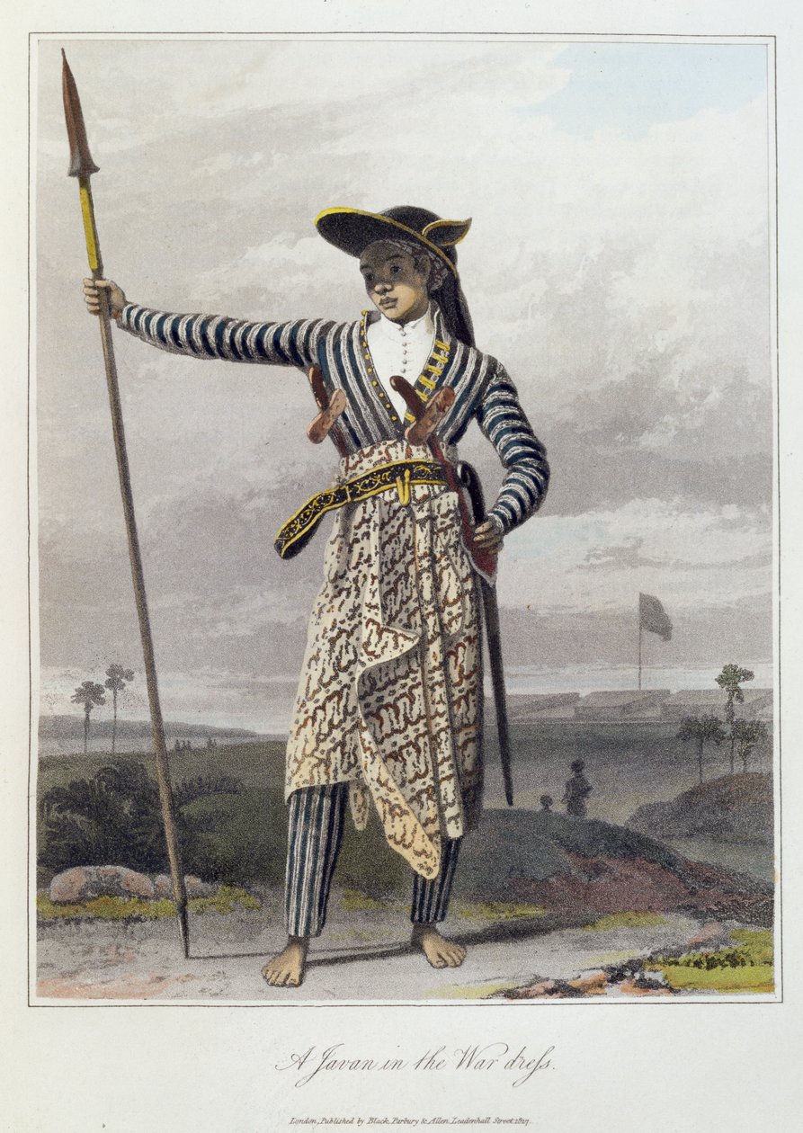 Un Javanais en tenue de guerre, pl. 5 de Vol I de 