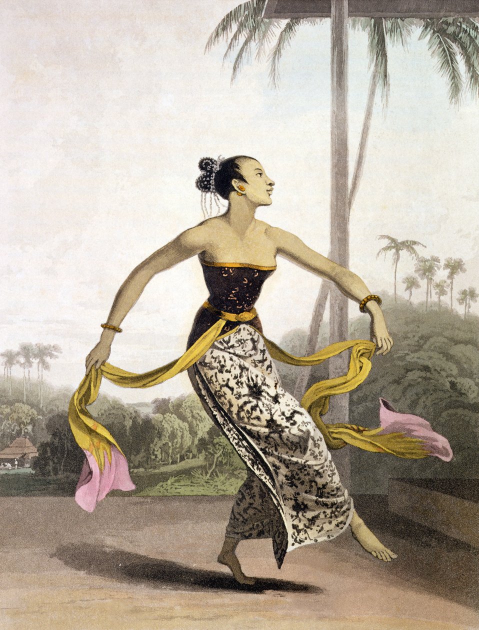 Une Ronggeng ou danseuse, planche 21 du Vol. I de 