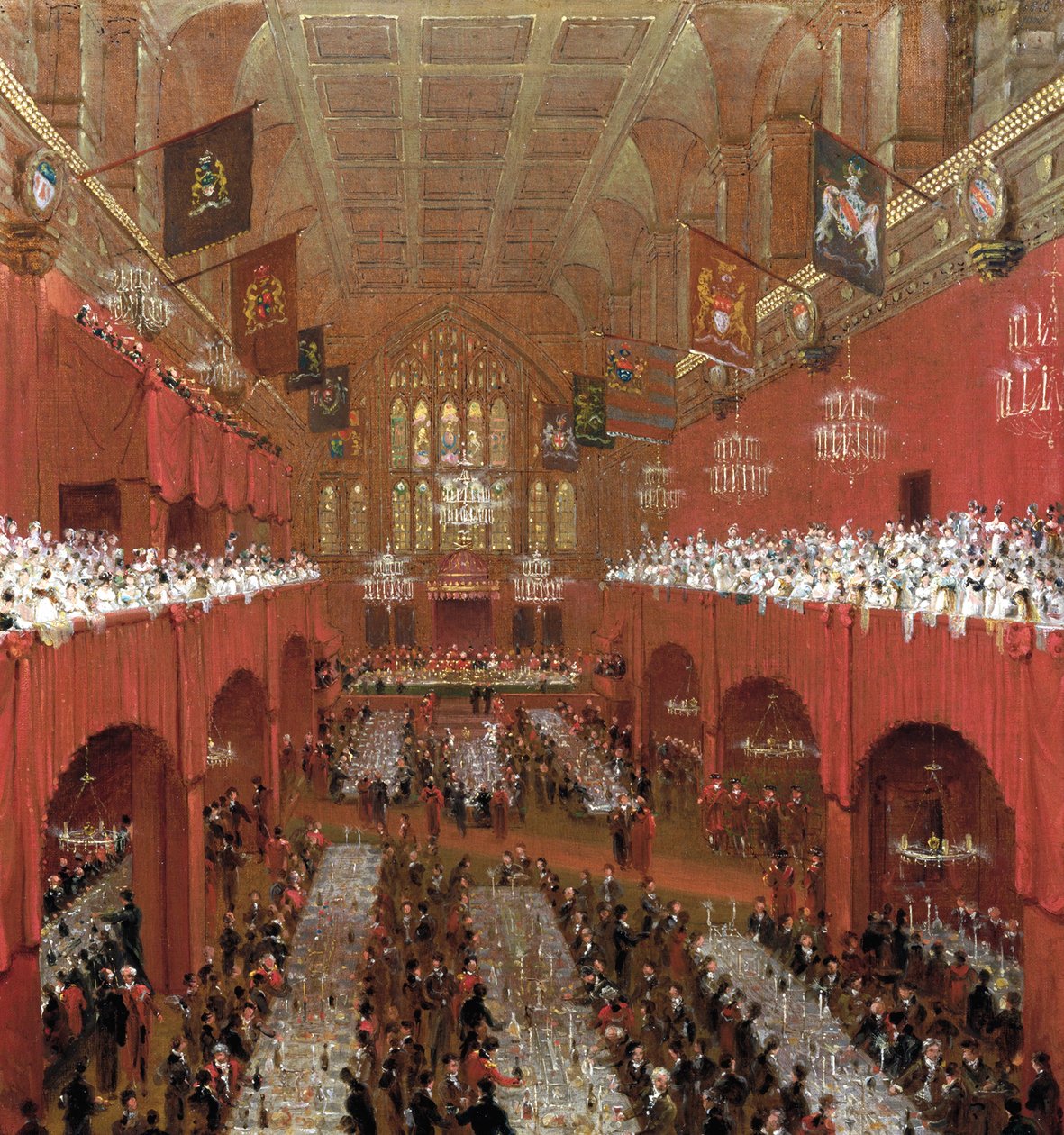 Banquet au Guildhall, Londres - William Daniell