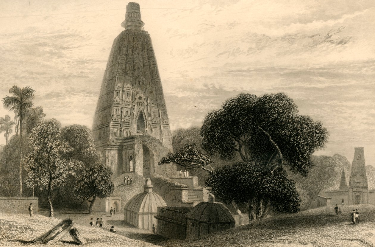 Grand Temple à Bode Gyah - William Daniell