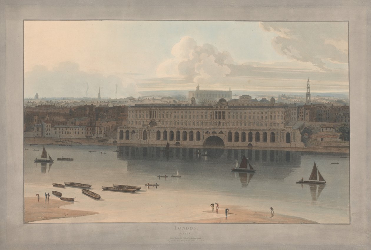 Planche V : Londres, Somerset House (tirée de l