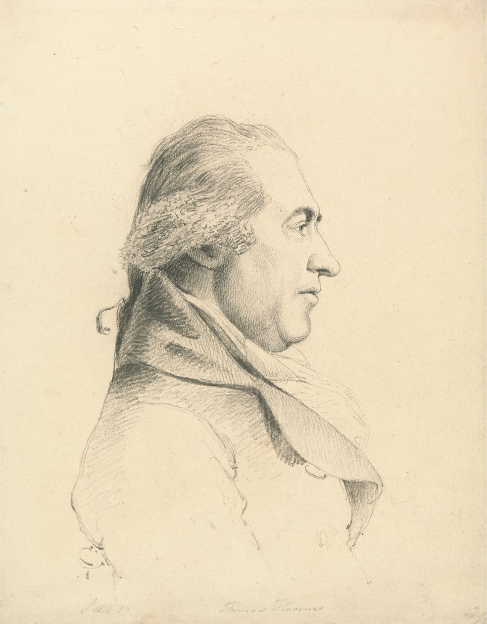 Étude de portrait de Thomas Hearne - William Daniell