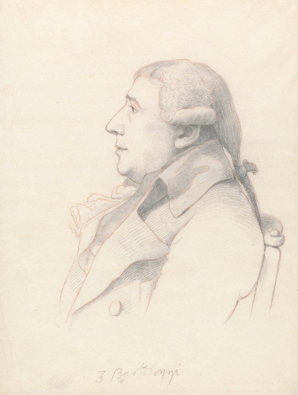 Portrait de Francesco Bartolozzi - William Daniell
