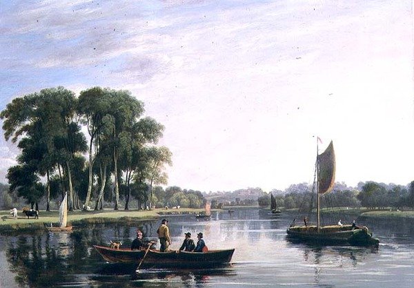 Vue sur la Tamise à Richmond - William Daniell