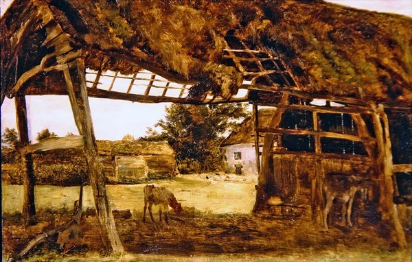 Vieille remise de ferme - William Davis