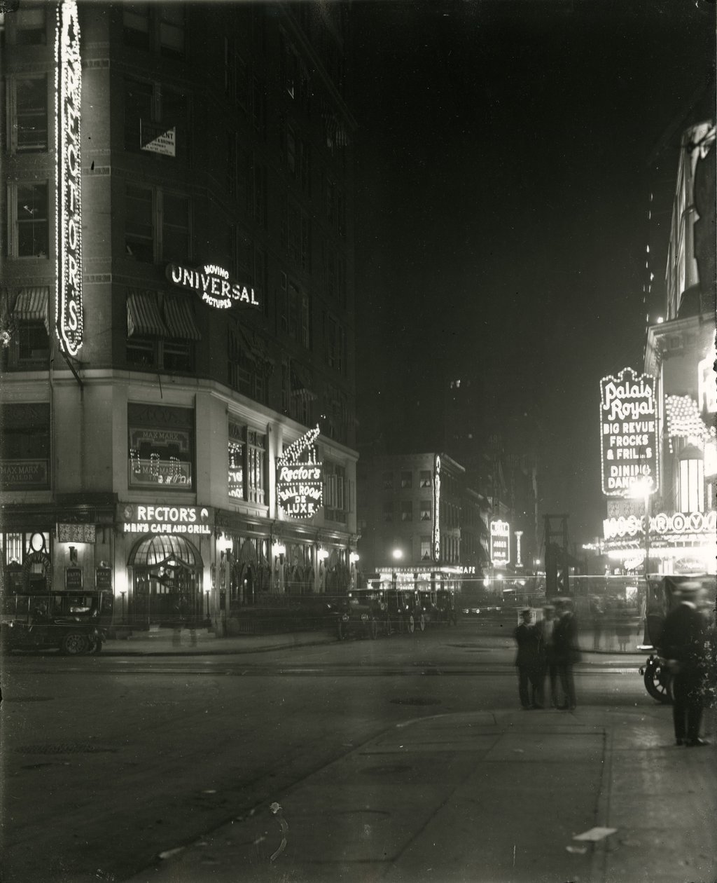48e rue entre Broadway et la septième avenue, 1917 - William Davis Hassler
