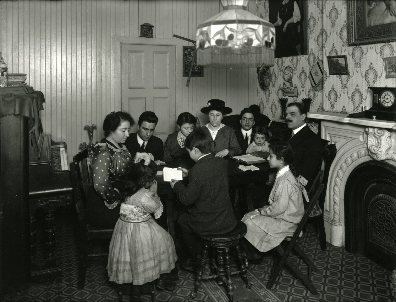 Comité évangélique, étude biblique chez Mme Vitello, 359 E. 49th Street, enseignée par Mlle Jones. 30 mars 1916 - William Davis Hassler
