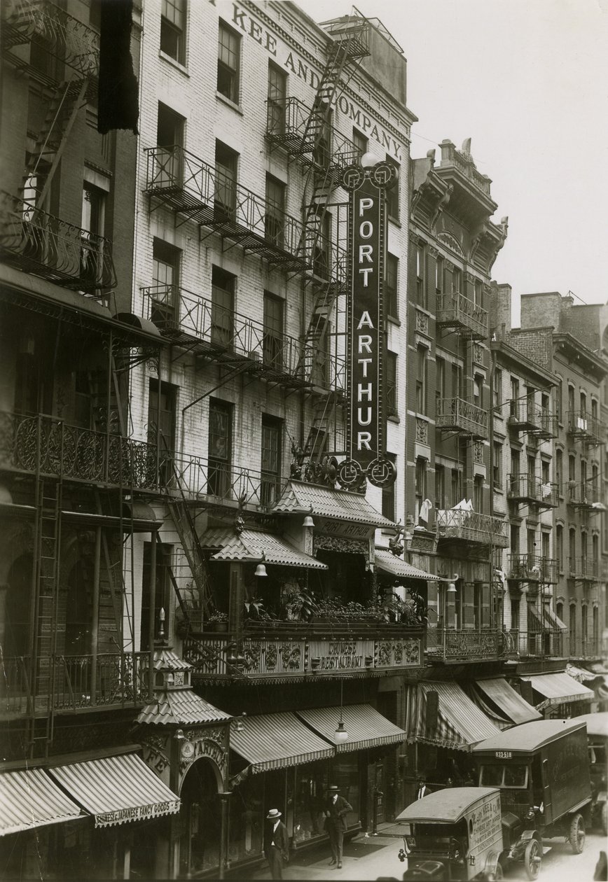 Restaurant Port Arthur, 7 Mott Street, New York City, 1919 - William Davis Hassler