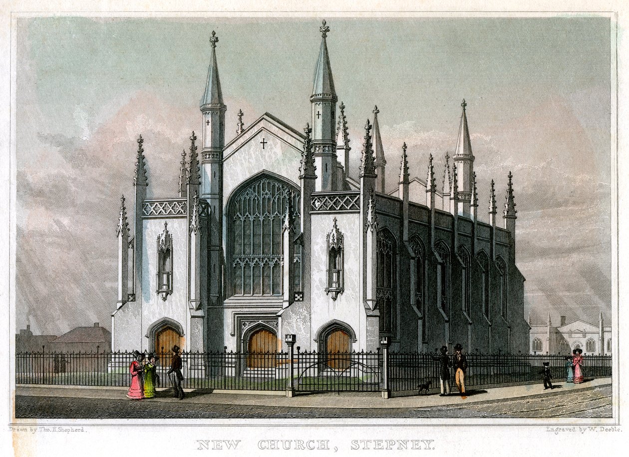 Nouvelle Église, Stepney, Londres - William Deeble