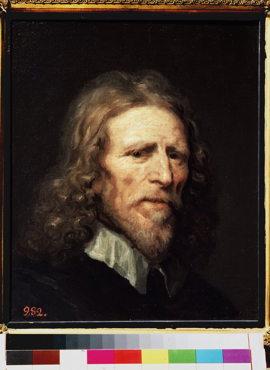 Portrait de Abraham van der Doort, artiste hollandais - William Dobson