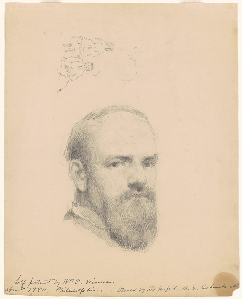 Autoportrait [recto] - William E. Winner