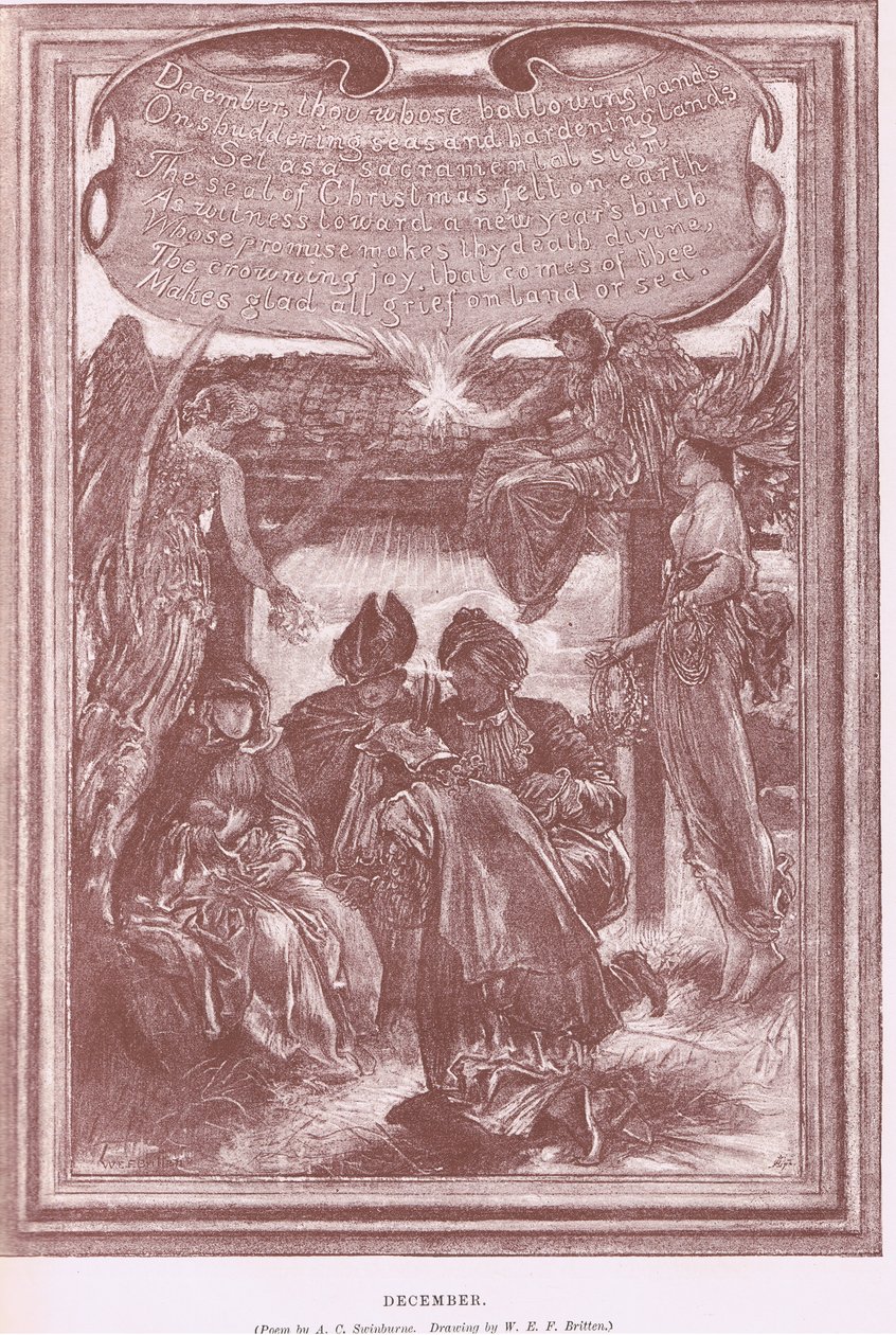 Décembre, du Magazine of Art 1893, Cassell and Company - William Edward Frank Britten