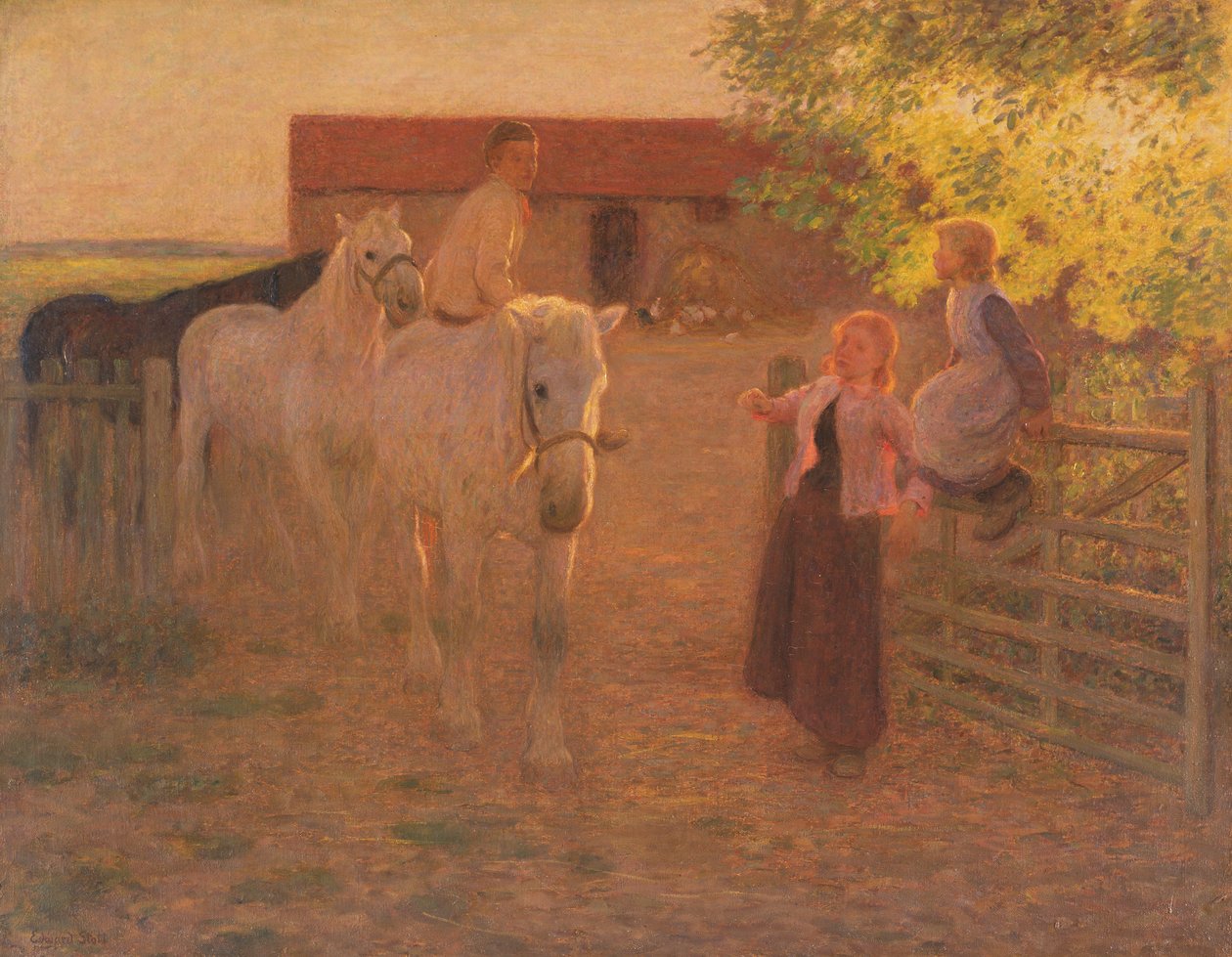 La vieille porte, c.1896 - William Edward Stott