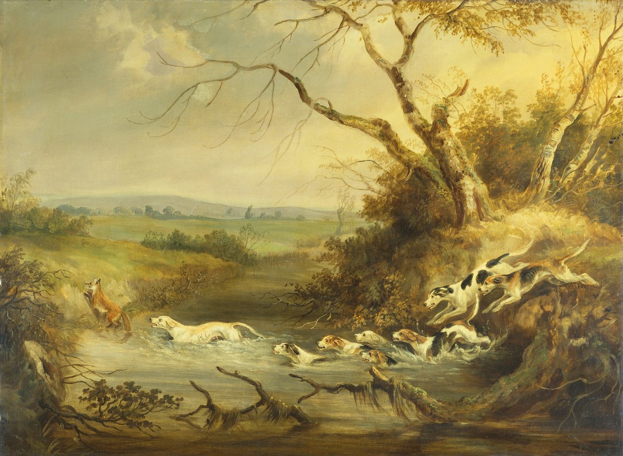 Près de la proie par le ruisseau - William Edward Webb