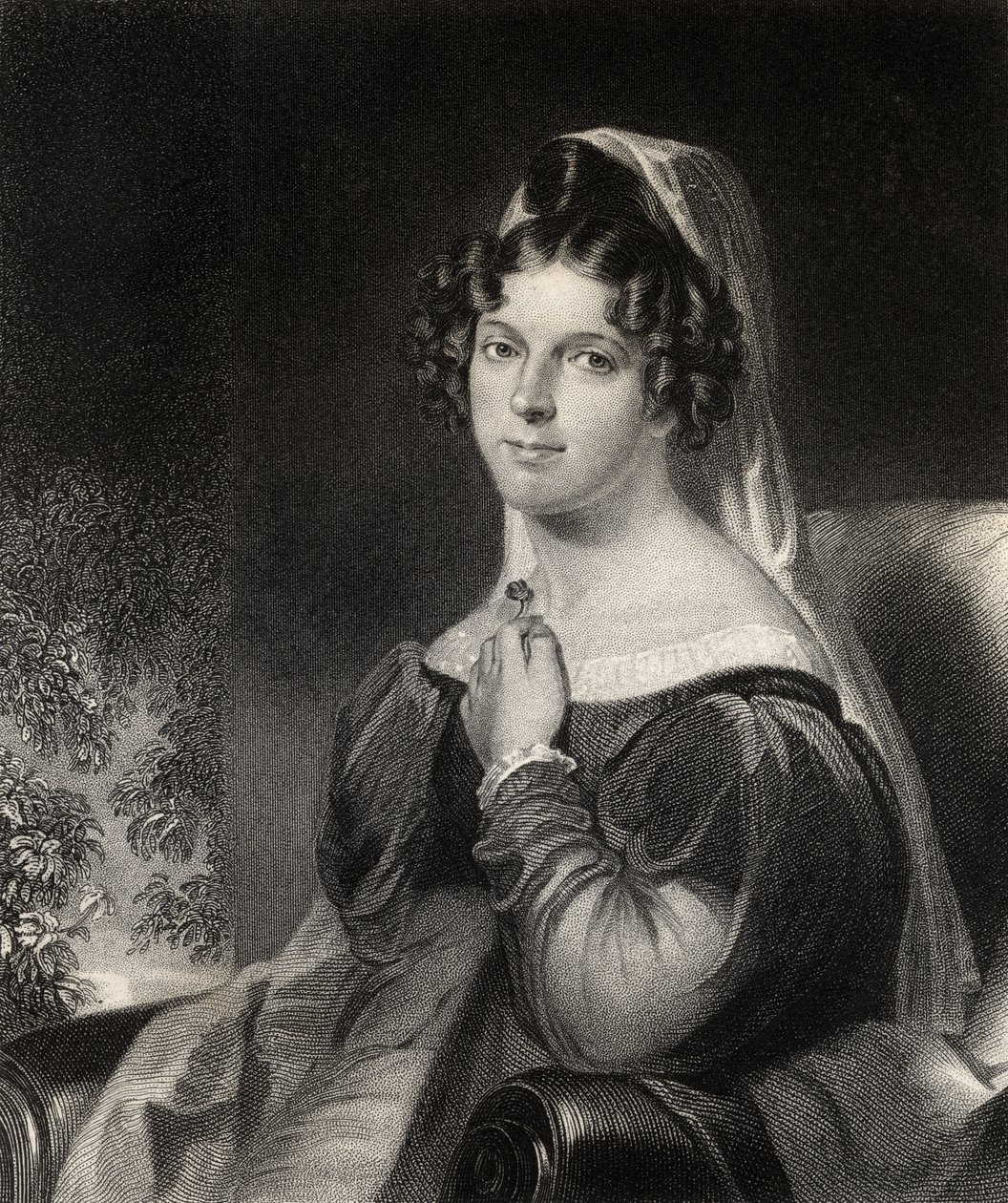 Felicia Dorothea Hemans, gravée par W.Holl, de 