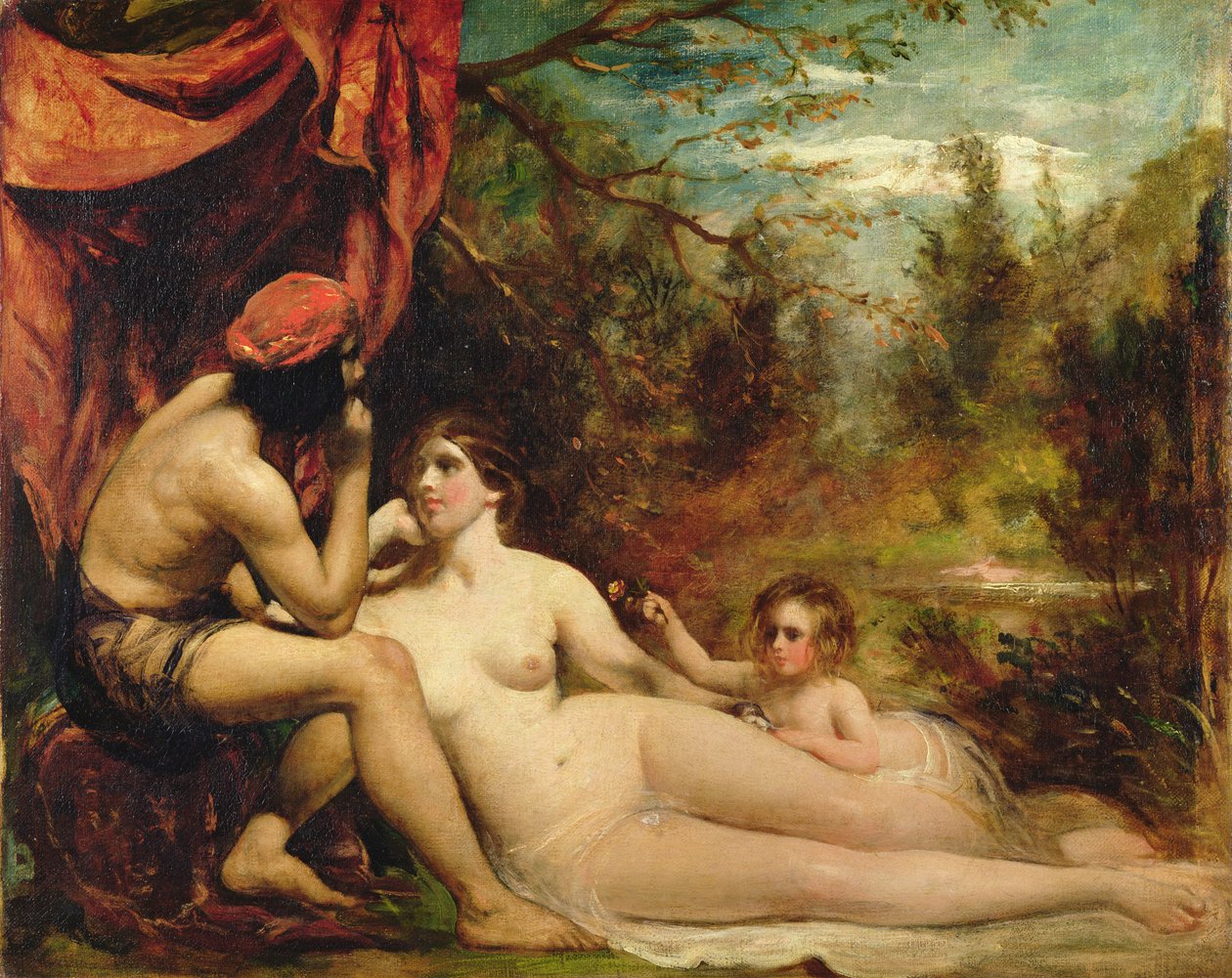 Fleurs de la forêt, vers 1836 (huile sur toile) - William Etty