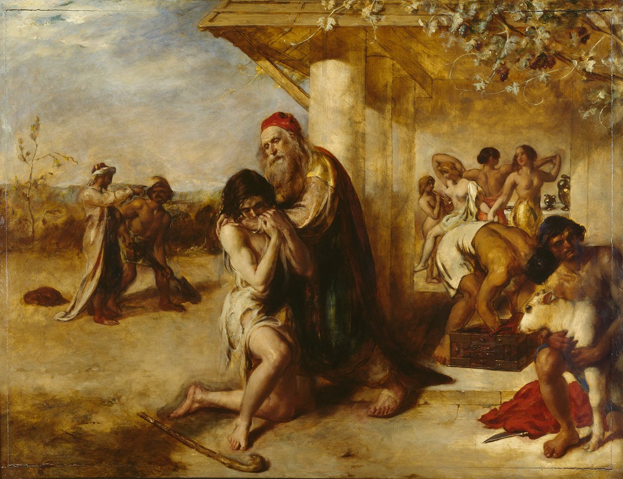 Le retour du fils prodigue repentant à son père - William Etty