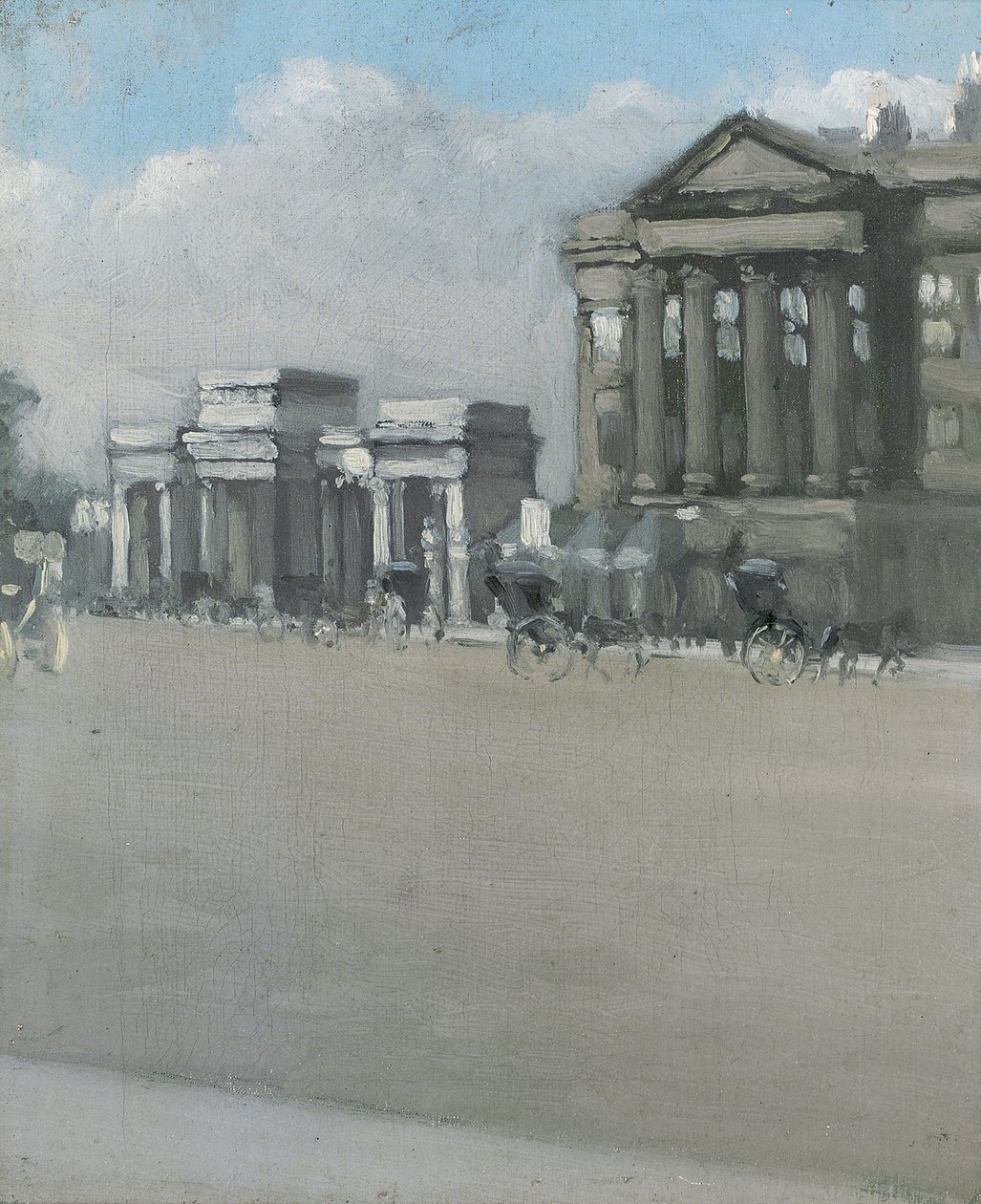 Hyde Park Corner dans le brouillard - William Evelyn Osbourne