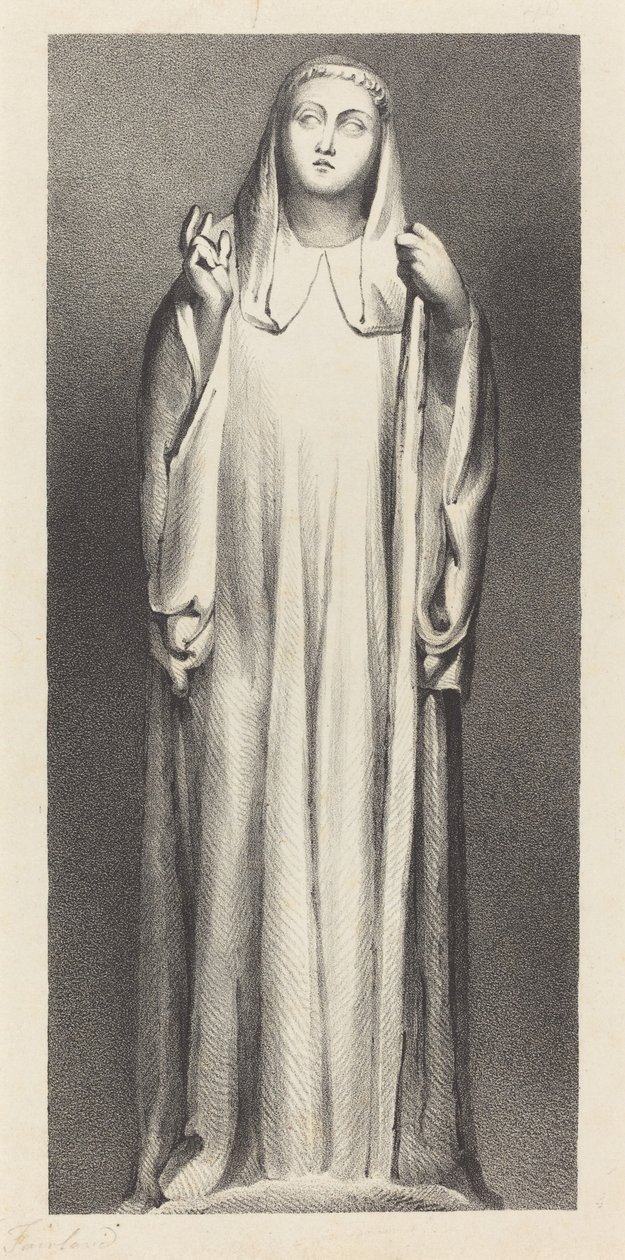 Figure de la Cathédrale de Peterborough - William Fairland after John Flaxman