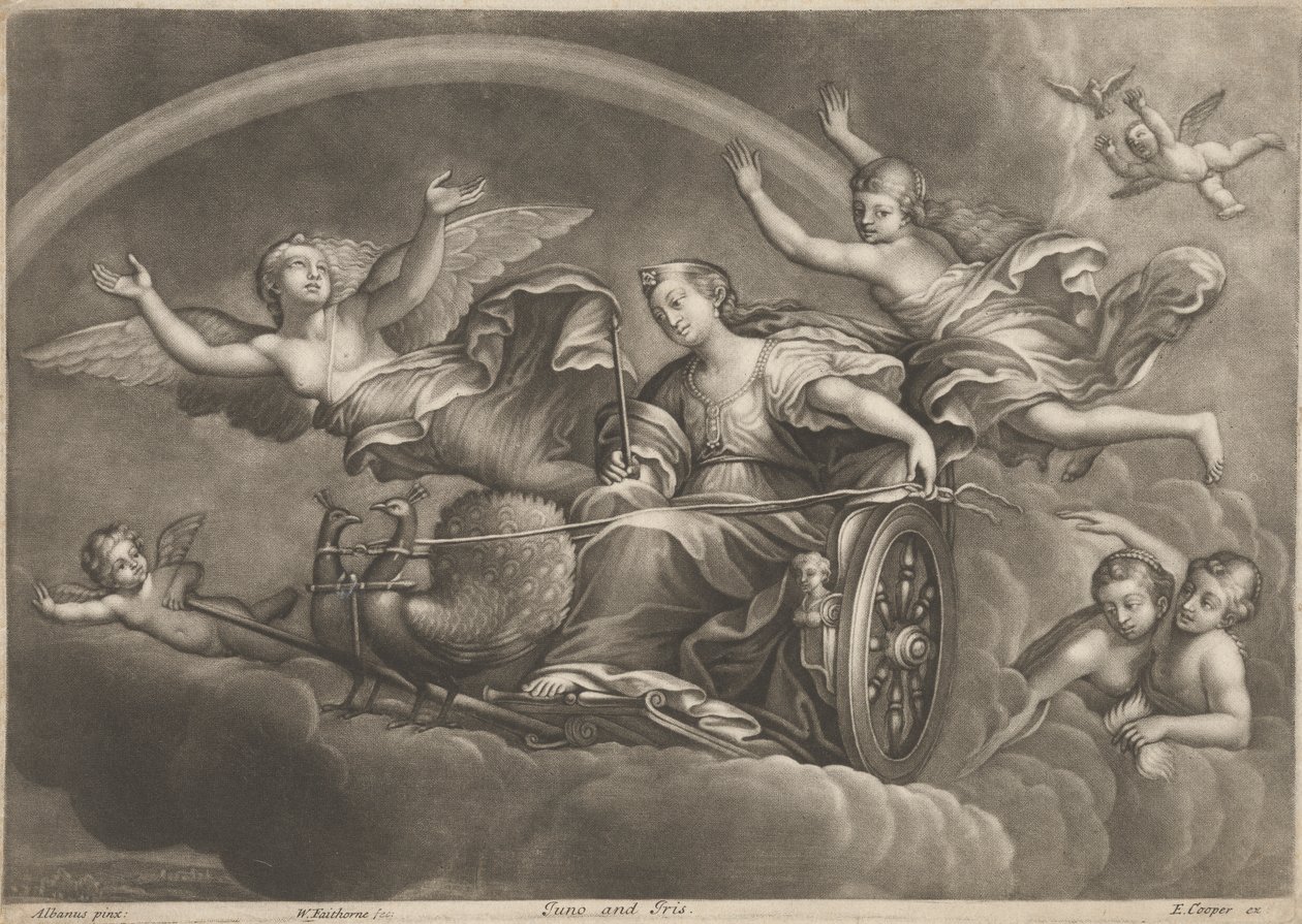 Junon et Iris - William Faithorne