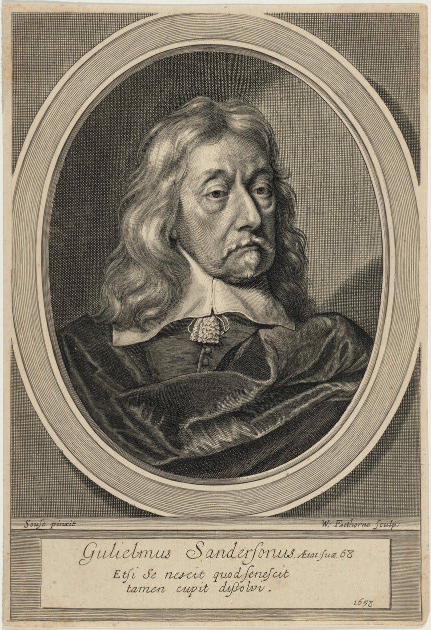 Sir William Sanderson - William Faithorne