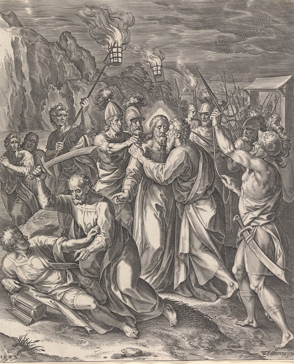 La trahison du Christ - William Faithorne