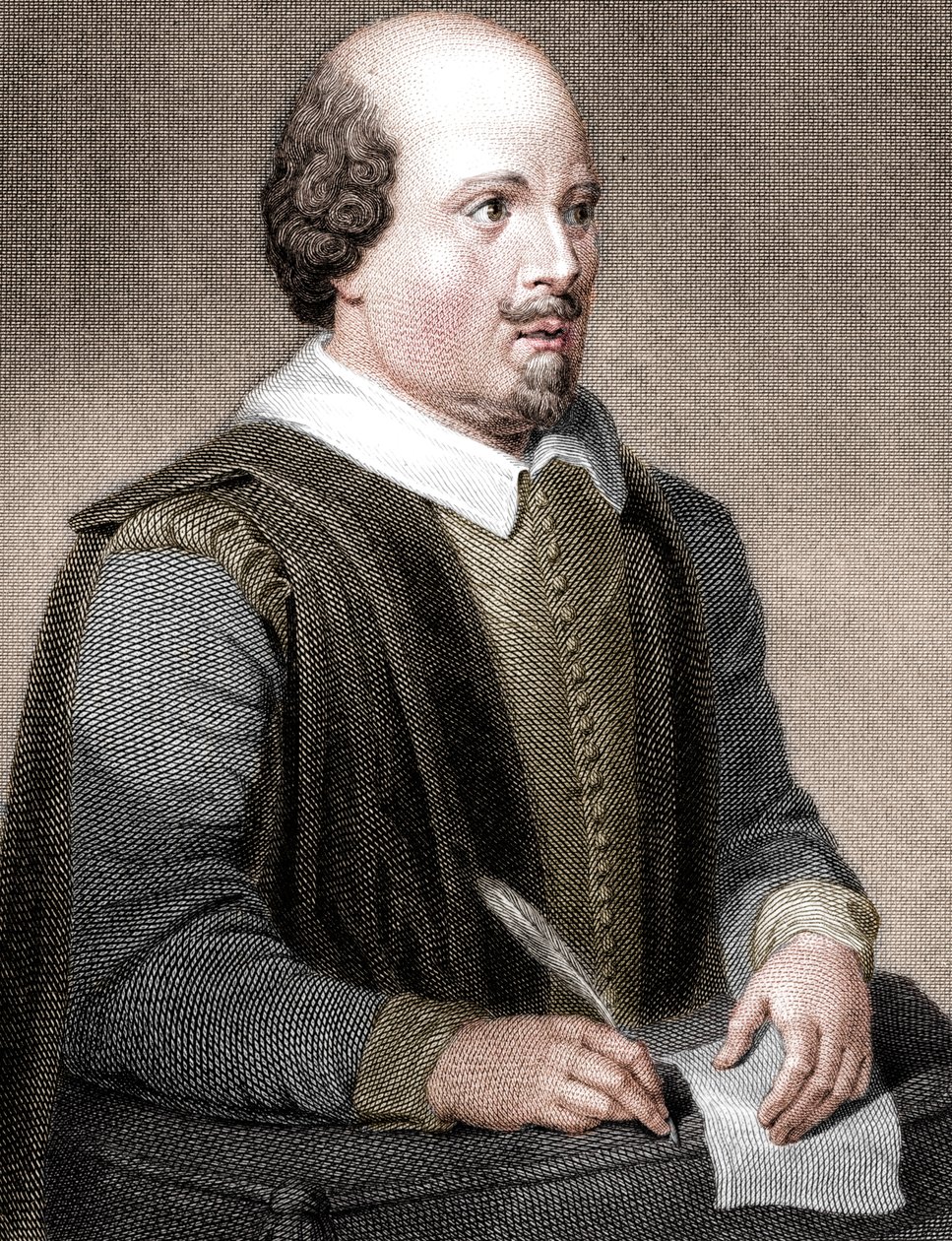 William Shakespeare, poète et dramaturge anglais, 1820 - William Finden