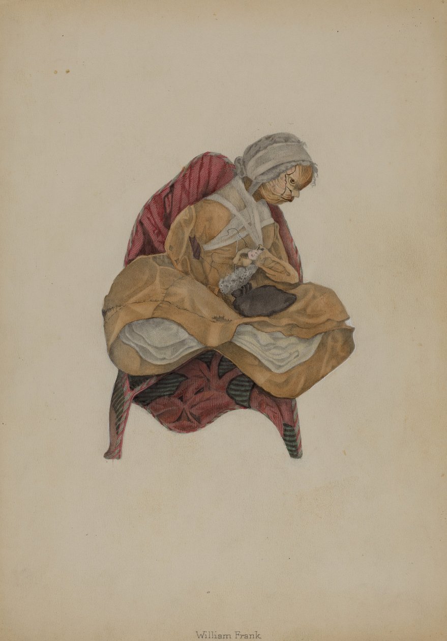 Poupée à tête de noix n°2, 1935-1942 - William Frank