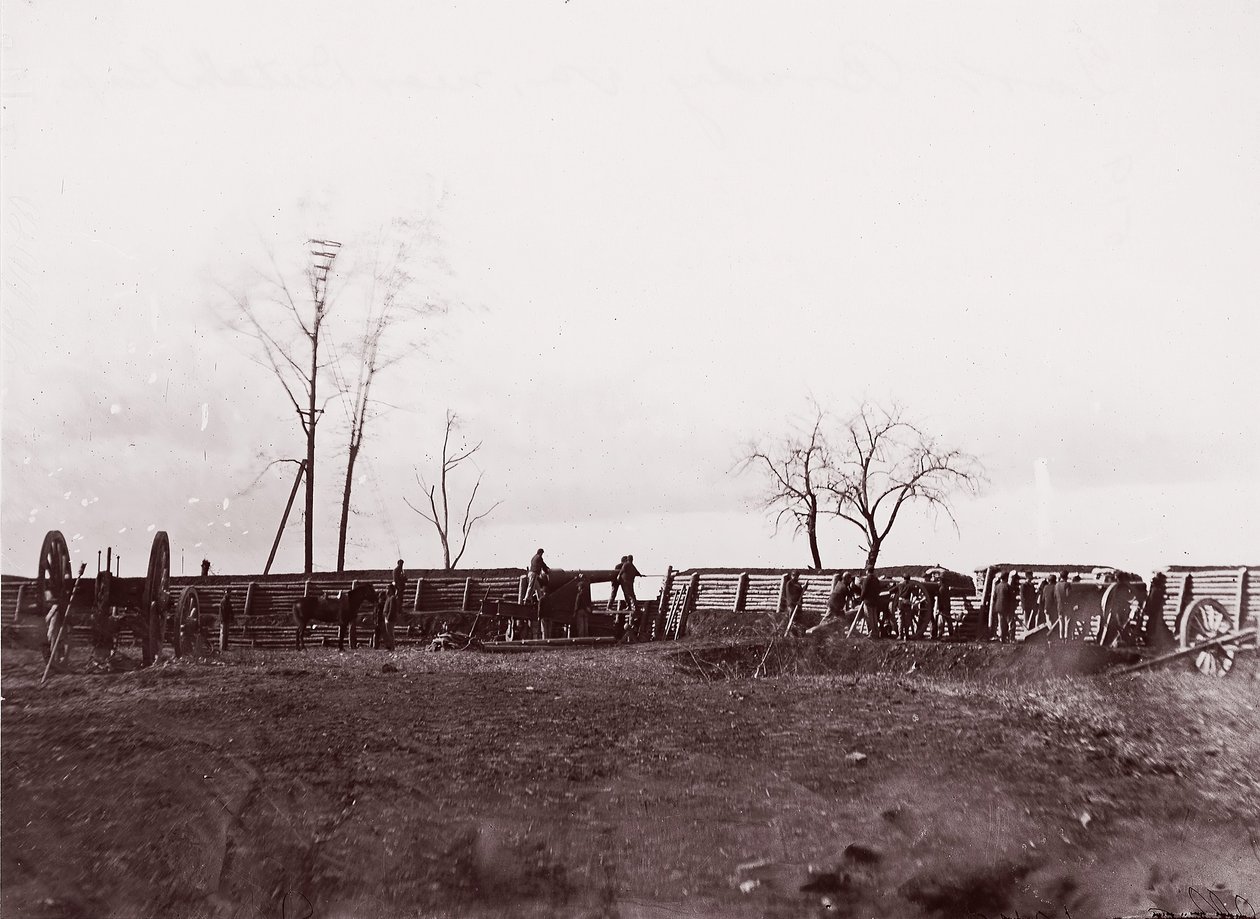 Fort Brady, Virginie, près de Dutch Gap, 1865 - William Frank Browne