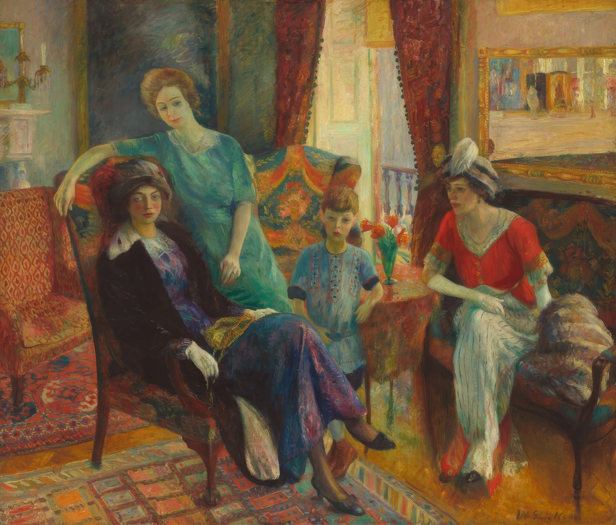 Groupe familial - William Glackens