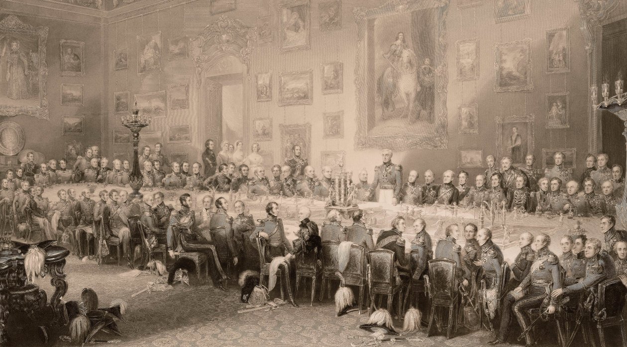 Le Banquet de Waterloo à Aspley House, 18 juin 1836 - William Greatbach