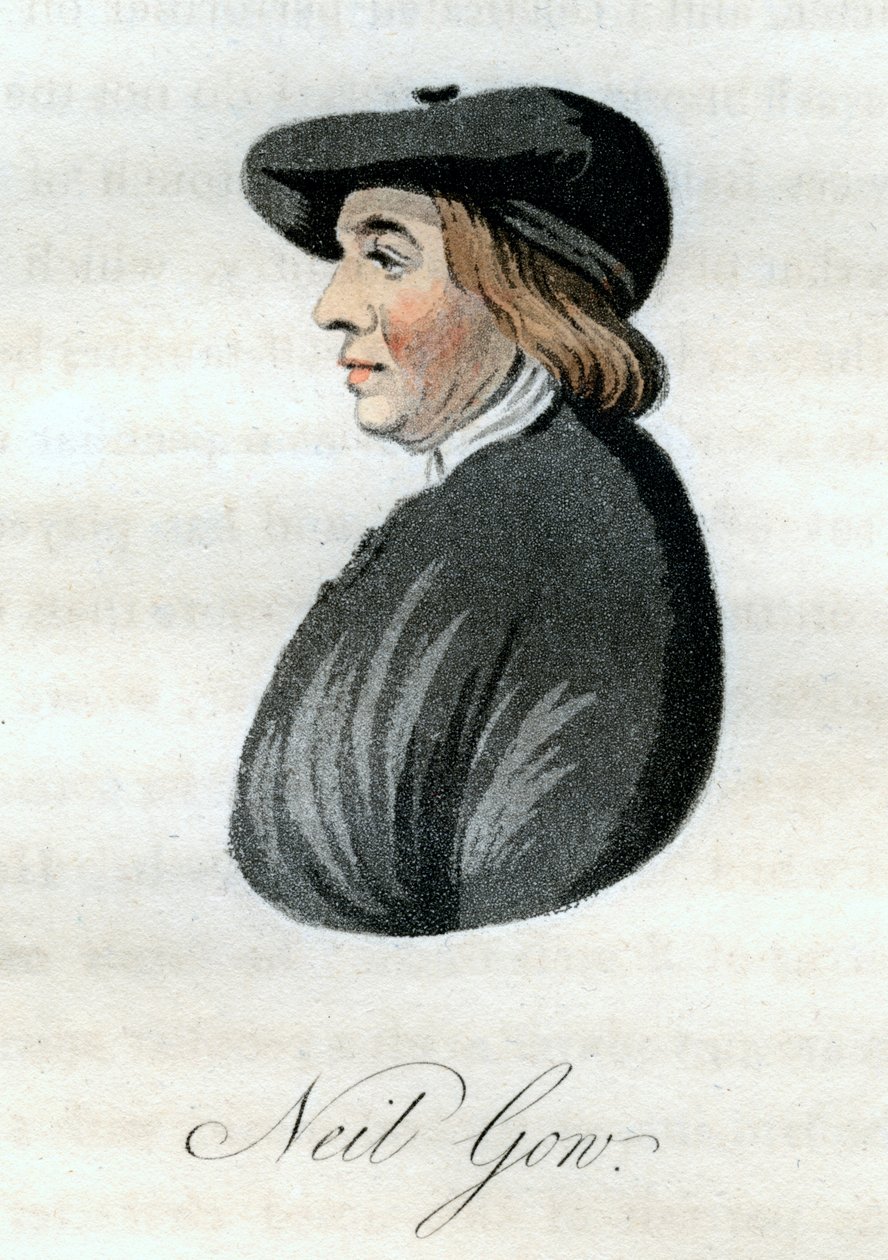 Neil Gow, joueur de violon écossais, 1800 - William Green