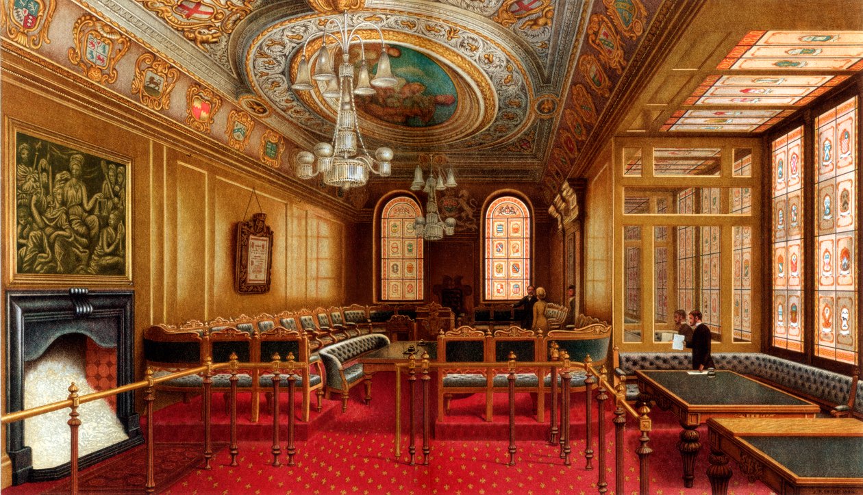 Salle du tribunal des échevins, Guildhall, Londres - William Griggs