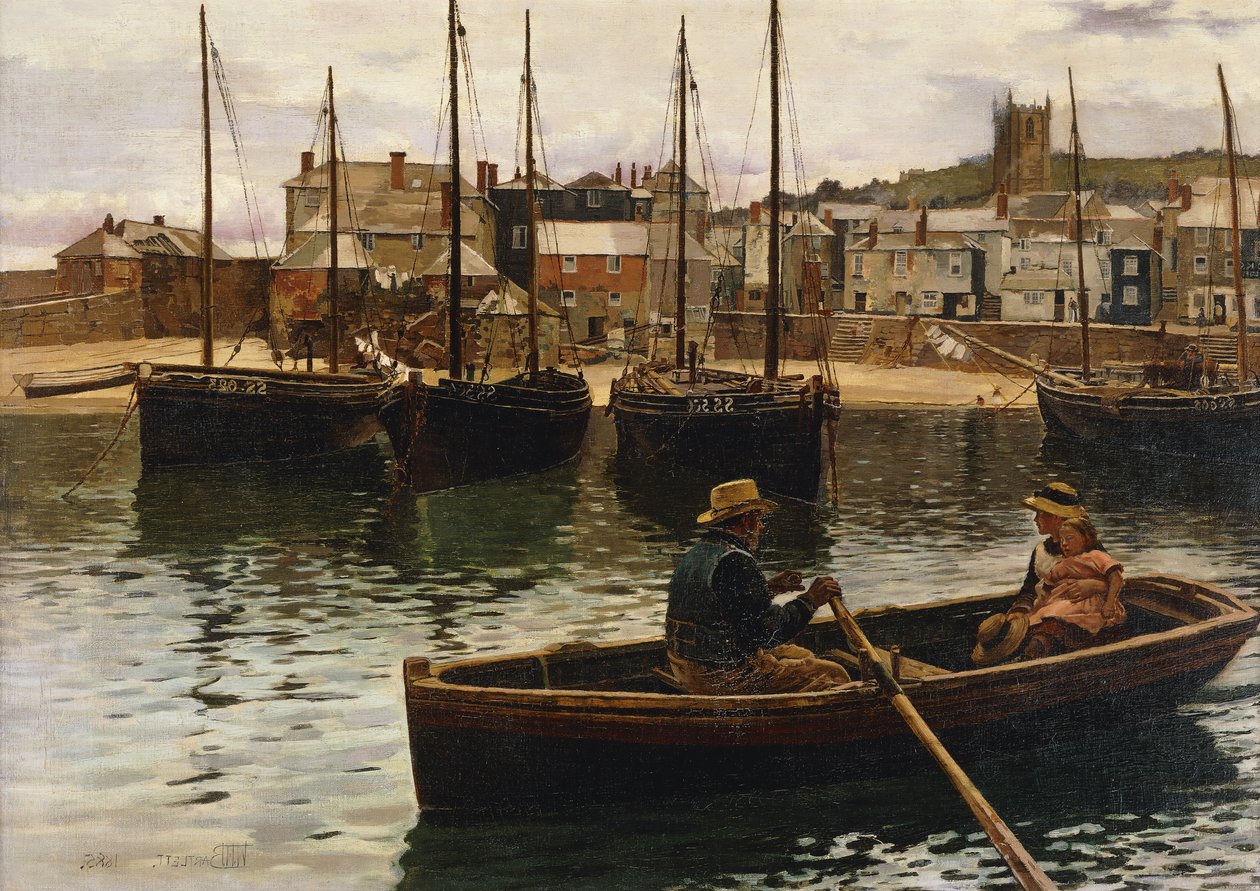 Le port, St. Ives, Cornwall, 1885 - William H. Bartlett