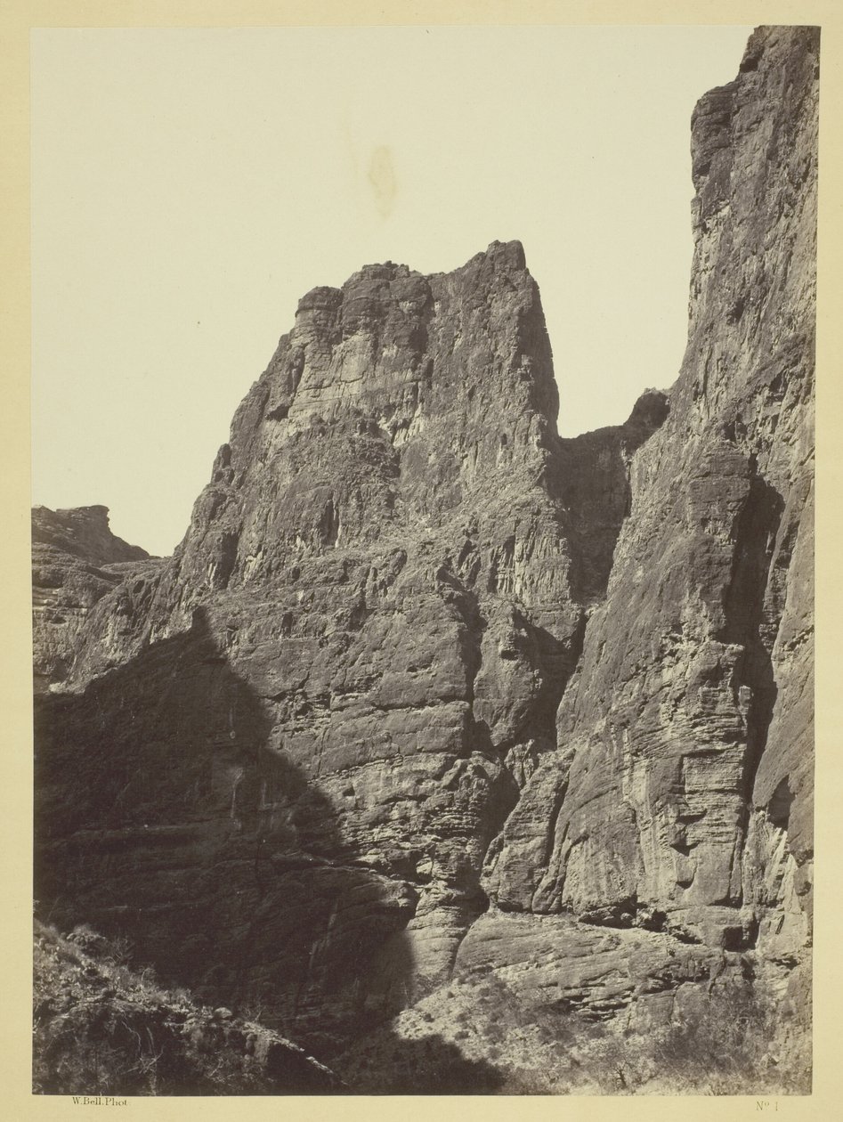 Cañon de Kanab Wash, fleuve Colorado, en regardant vers le sud - William H. Bell