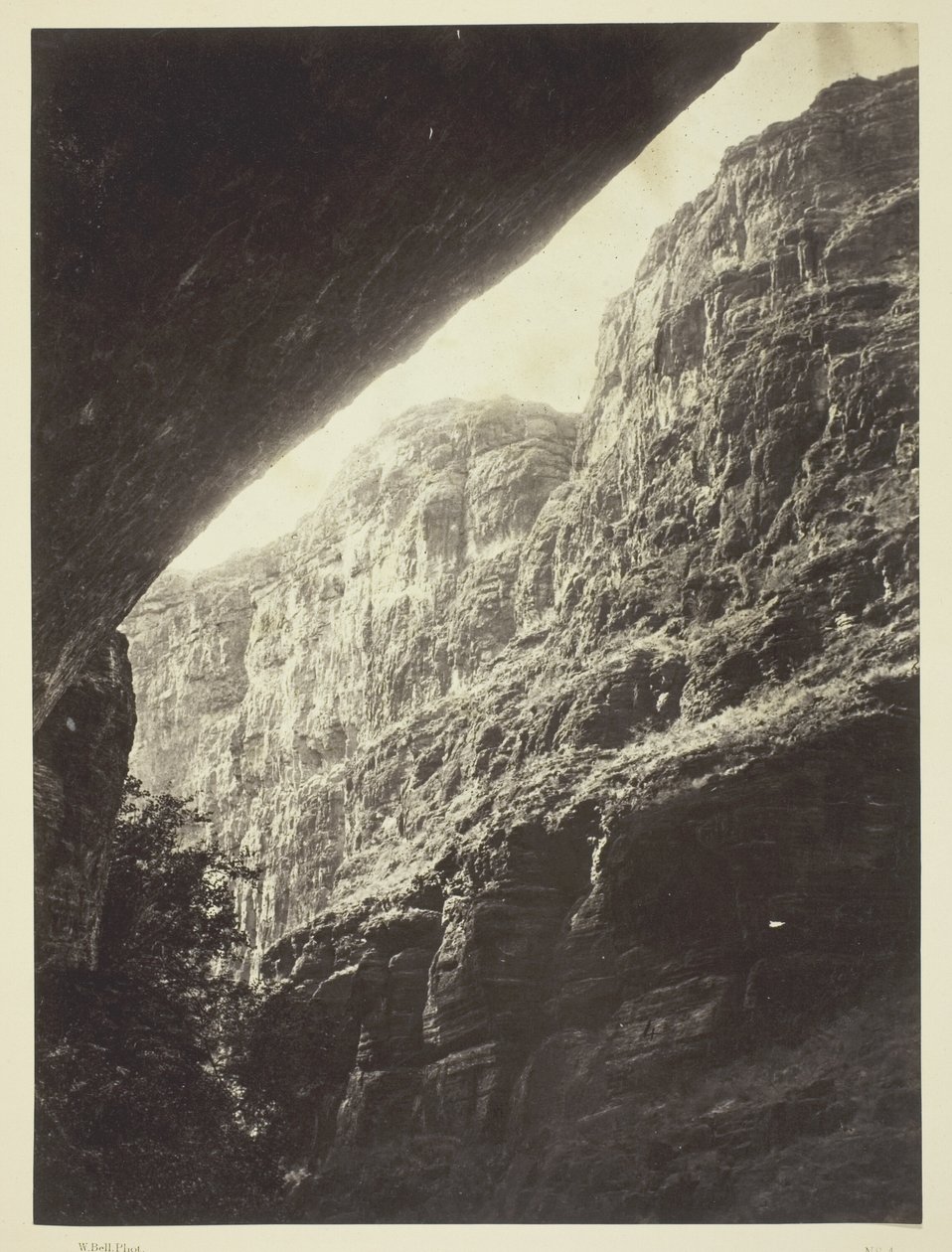 Cañon de Kanab Wash, fleuve Colorado, en regardant vers le sud - William H. Bell