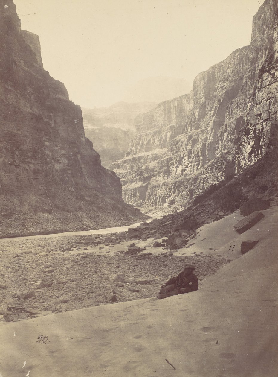 Grand Canyon du fleuve Colorado, embouchure de Kanab Wash, vue vers l