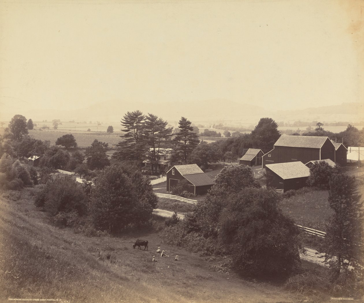 À travers le pays depuis West Portal, N.J. - William H. Rau