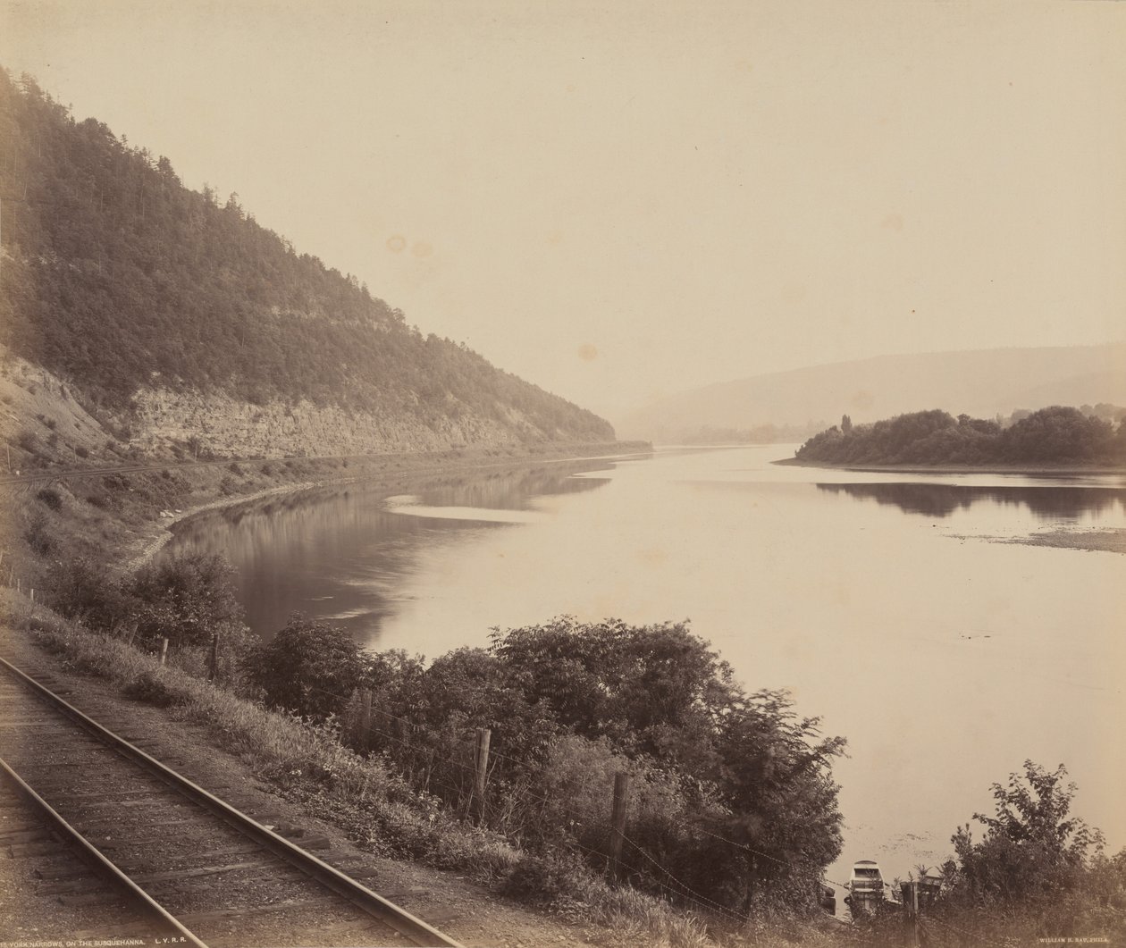 York Narrows, sur la Susquehanna - William H. Rau