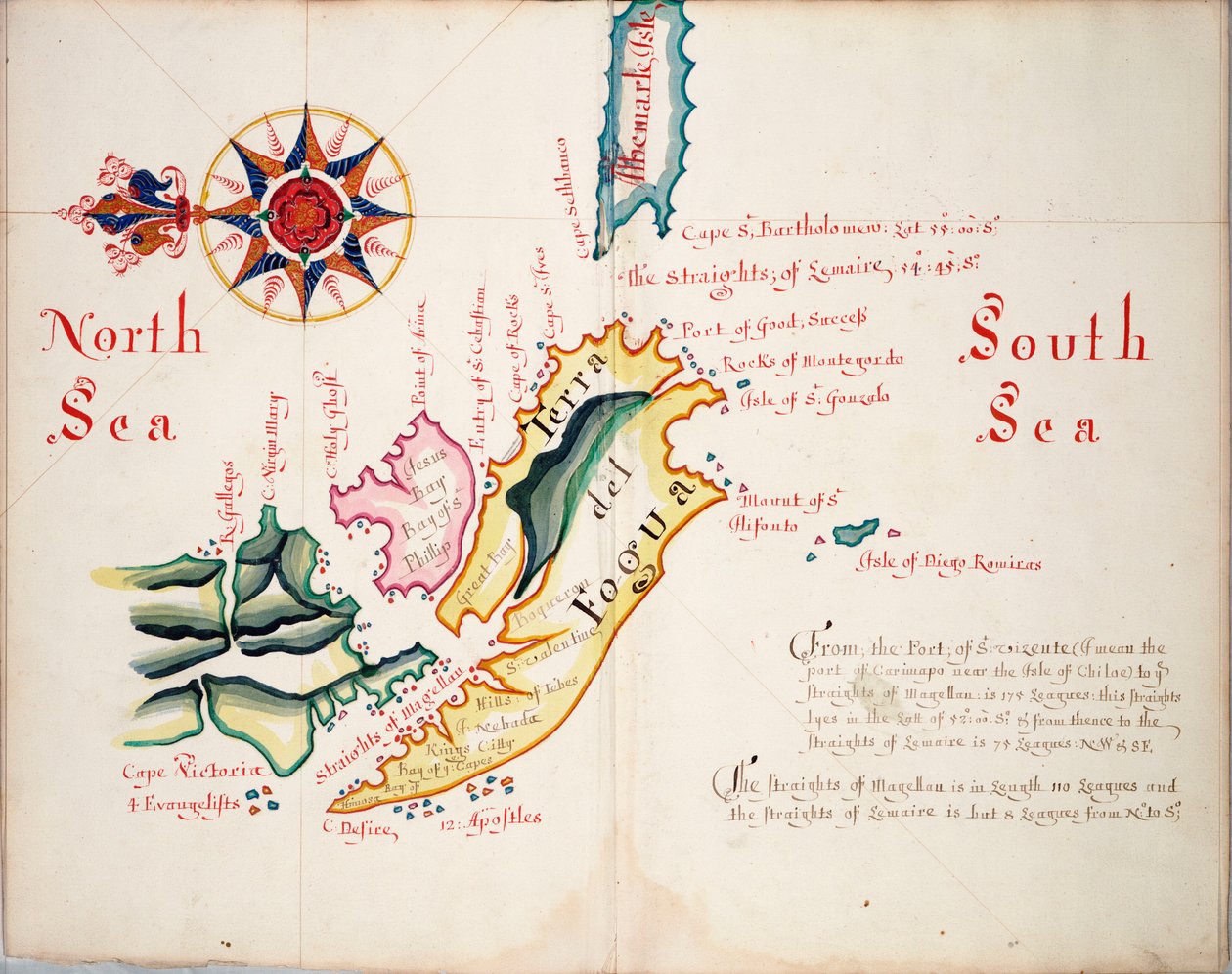 Détroits de Magellan et Le Maire, côte pacifique sud-américaine - William Hack