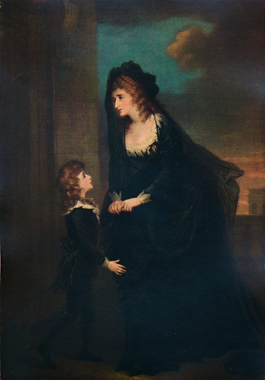 Mme Siddons et son fils dans la tragédie d