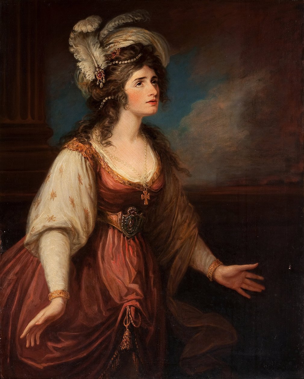 Portrait de Sarah Siddons en Zara - William Hamilton